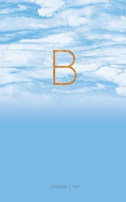 Read online B Journal 5x8: Blue Ombre Marble Notebook with Initial Letter - NOT A BOOK file in ePub