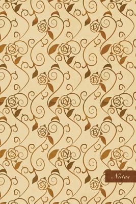 Download Notes: 6x9 Unruled Blank Notebook - Spiral Curve Cross Vine Rose Flower Leaf - Retro Brown Worn Out Vintage Seamless Pattern Cover. Matte Softcover and Cream Interior Papers. - NOT A BOOK | PDF